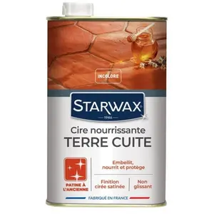 Cire pour tomettes et terres cuites starwax (in pas cher