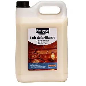 Starwax Lait de brillance tomettes et terres cuites Starwax 5L pas cher