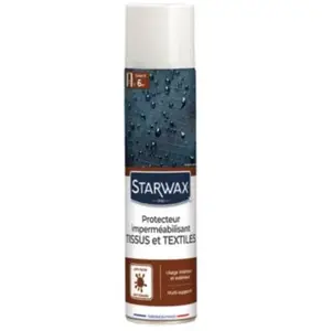 Comparateur de prix : Aérosol protecteur imperméabilisant tissus et textiles 300ml Starwax