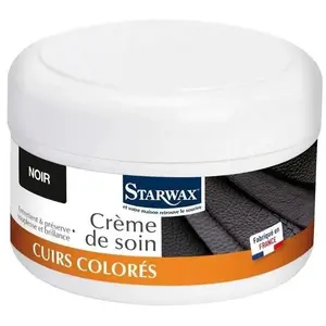 Comparateur de prix : STARWAX Creme de Soin Cuir 150ml Noir, Voir Descriptif