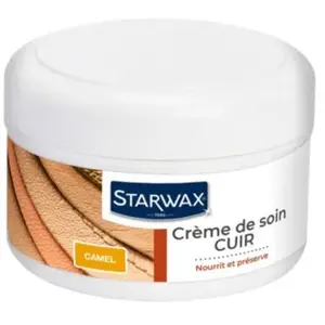 Comparateur de prix : Crème renovante cuir Starwax coloris fauve 150ml