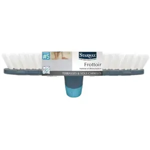 Comparateur de prix : Frottoir pour terrasses et sols carrelés Starwax L.7,5 x H. 8 x P.27.5 cm