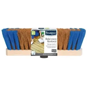 Comparateur de prix : Brunel - Balai coco renforce sol exterieur - starwax