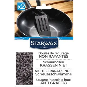 Comparateur de prix : Starwax - Boules récurantes non rayantes X2 TU