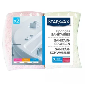 Comparateur de prix : Eponge sanitaire Starwax - Vendu par 2
