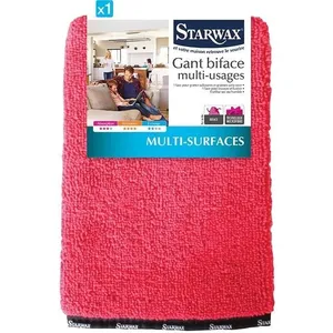 STARWAX - Starwax gant microfibre biface multiusages pas cher
