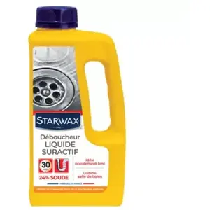 Comparateur de prix : Brunel - Déboucheur liquide pour canalisations 1L starwax