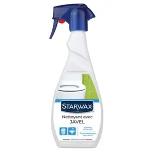 STARWAX Nettoyant avec javel sdb pistolet 500ml pas cher