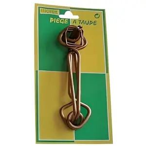 Comparateur de prix : LUCIFER Pièges à taupes type "PUTANGE" + détentes, Lot de 2 pièges