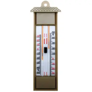 Comparateur de prix : Stil Thermomètre Mini-Maxi en plastique - sans mercure - sable