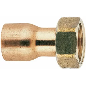 RIQUIER Manchon fer cuivre droit 2 pièces Femelle - douille 12X17 - 14 pas cher