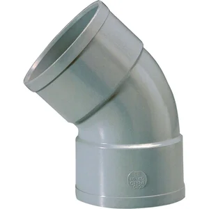 Raccord pvc gris coudé 45° - ø 50 mm - Double emboîture GirpiVendu paramazon
