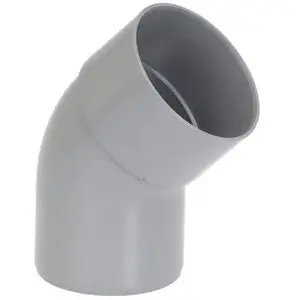 Comparateur de prix : Coude PVC mâle femelle 45° - GIRPI - D : 100 mm - Plastique - Synthétique - Blanc