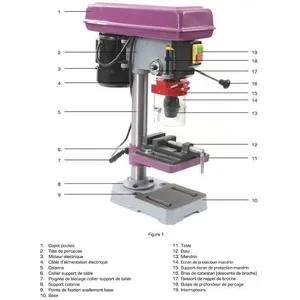 Comparateur de prix : SIDAMO Perceuse d'établi 0.3 kW capacité maxi 13 mm avec étau STAR 13 PE
