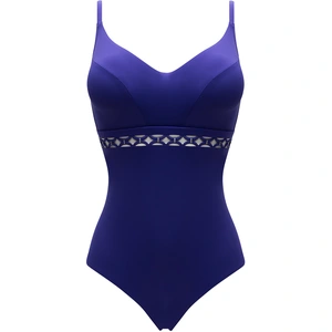 Chantelle - Maillot de bain 1 Pièce enveloppant Cala Nova bleu klein T... pas cher