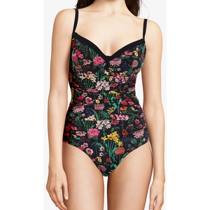 Chantelle - Maillot de bain 1 Pièce enveloppant Flowers imprimé multic... pas cher