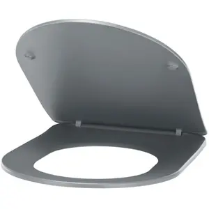 Abattant wc avec frein de chute en thermodur ultra fin noyon & thiebau... pas cher
