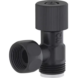 Noyon&thiebault - Robinet wc équerre mâle femelle 3/8' noir pas cher