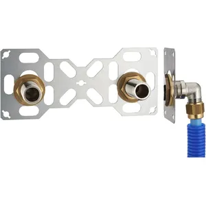 NT NOYON & THIEBAULT Kit de fixation - Platine double PER à compression - 150mm - Ø16mm pas cher
