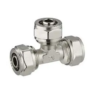 Comparateur de prix : NT NOYON & THIEBAULT Té égal à compression pour tube multicouche - Ø 16 mm - 3980-16L1