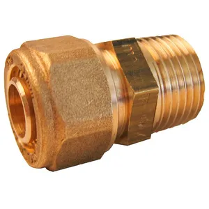 Comparateur de prix : Noyon & Thiebault Raccord pour tube PER à compression D16mm Male 3-8