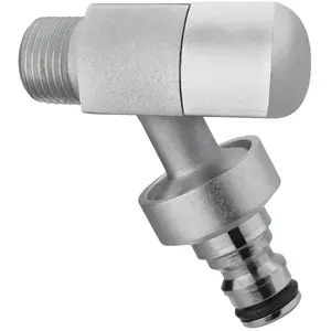 Comparateur de prix : Robinet de jardin déco laiton nickelé AROZ