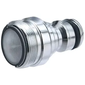 Comparateur de prix : Adaptateur automatique de bec en laiton chromé Aroz Mâle 24x100