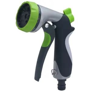 Pistolet d'Arrosage Métal + Revêtement Soft Gripp Multi Jets AROZVendu paramazon