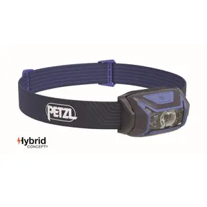 Comparateur de prix : Lampe frontale - PETZL - ACTIK - 450 lumens - 3 piles AAA/LR03 incluses - Bleu