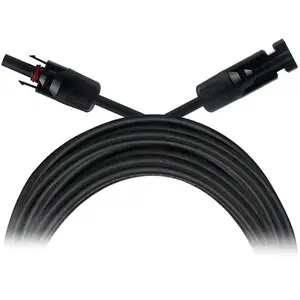 Cable universel pour panneaux solaires MC4 5m - Avidsen - 127134 -