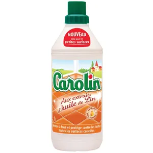 Carolin Nettoyant Sols aux Extraits d'Huile de Lin 1 L