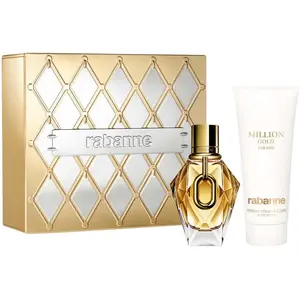 Rabanne - Coffret Million Gold For Her Eau De Parfum 50ml & Lait Corps pas cher