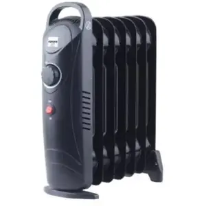 Mini radiateur à bain d'huile noir Thermostat mécanique Drexon pas cher