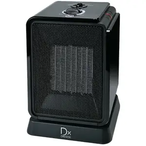 ZANUSSI Chauffage céramique oscillant Cubik 1800W noir ou rouge