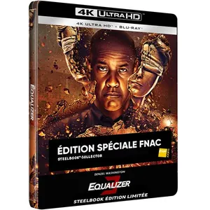 SPHE Equalizer 3 Édition Collector Limitée Spéciale Fnac Steelbook Blu-ray 4K Ultra HD