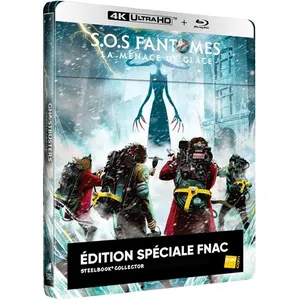 SPHE S.O.S. Fantômes : La Menace de glace Édition Spéciale Limitée Fnac Steelbook Blu-ray 4K Ultra HD