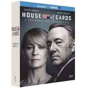 SPHE House of Cards Saisons 1 à 5 Blu-ray pas cher