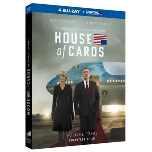 Comparateur de prix : Escd Cnt House of Cards Coffret intégral de la Saison 3 Blu-Ray