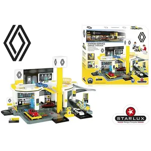 Comparateur de prix : Garage RENAULT avec Station-Service Complète 2 Niveaux STARLUX - Modèle 401301 - Pour Enfant à partir de 3 ans