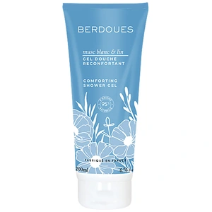 Musc Blanc & Lin - Gel Douche-200ml BERDOUES pas cher