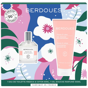 Freesia & Coton Coffret - Eau de Toilette-50ml BERDOUES pas cher