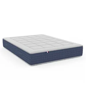 Idliterie Matelas Ressort 7 zones + mémoire de forme KING STYLE H30 Fabriqué en France Dimensions - 140 x 190 cm pas cher