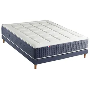 Selenia Id Literie - Ensemble Matelas Ressort 7 zones Visco Sommier 160x200 pas cher
