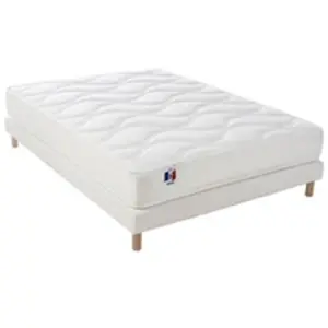 Idliterie Ensemble Matelas Mémoire de forme HD + Sommier 140 x 190 cm DIMAIME  pas cher