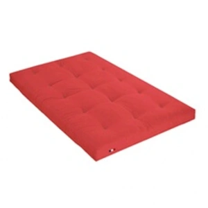 Idliterie Matelas Futon Latex Rouge 140x190 pas cher