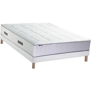 Non communiqué Id Literie - Ensemble matelas Ressorts 7 zones cm sommier 140x190 pas cher