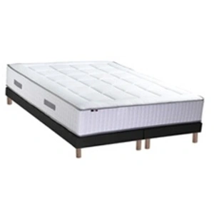 Non communiqué Ensemble Matelas Ressort 7 zones + Mémoire de forme sommier 2x90x200 pas cher