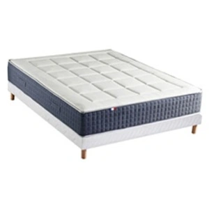Non communiqué Ensemble Matelas Ressort 7 zones + Mémoire de forme sommier 160x200 pas cher