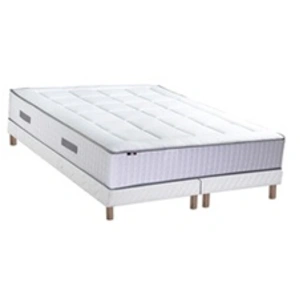 Non communiqué Ensemble Matelas Ressort 7 zones + Mémoire de forme sommier 2x90x200 pas cher