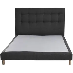 Sommier tapissier + tete de lit capitonnée Crépuscule Nuit CélesteVendu parconforama
